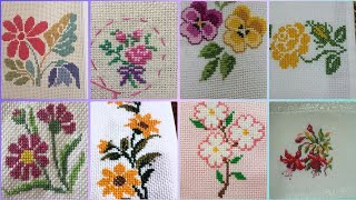 Gorgeous cross stitch patterns countable embroidery charsutikarhailatest dosuti design ideas2024 [upl. by Aihsela]