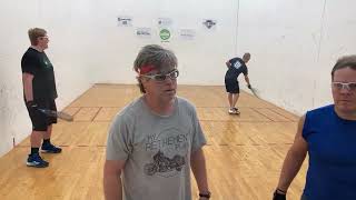 2024 Courtside West Winter Snowball Men’s Open Doubles TomDylan vs CraigLeland [upl. by Yaluz]