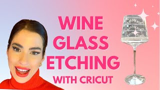 Crafting Personalized Wine Glasses with Cricut StepbyStep Guide [upl. by Ertnom43]