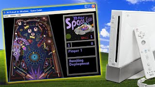 Running Windows Space Cadet Pinball on the Nintendo Wii [upl. by Yblok267]