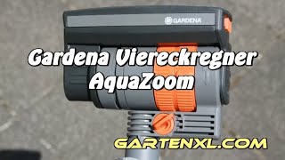 Gardena AquaZoom Bewässerung mit Rasensprenger Gardena AquaZoom Compact [upl. by Ieppet]