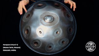 Horayzon Master Handpan  D Kurd 12  Edelstahl  440 Hz  D A Bb C D E F G A C D E [upl. by Lihp]