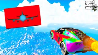 1 Hour Flying Parkour Challenge 00007 People Win This Race in GTA 5 [upl. by Claudy932]