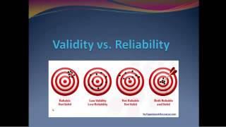 Reliability and Validity in Student assessment 1 [upl. by Einner]