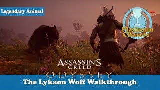 The Lykaon Wolf  Side Quest  Legendary Animal  Assassins Creed Odyssey [upl. by Valerie360]