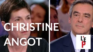 Linattendu  Christine Angot  LEmission politique avec François Fillon le 23032017 France 2 [upl. by Tenrag]