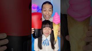 Left or Right Ice Cream Challenge 🥵spicy food asmr funny mukbang [upl. by Annoda922]