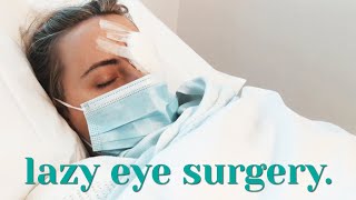 Lazy Eye Surgery Vlog • My Strabismus Surgery Experience And Recovery • Rocky Applebee [upl. by Anikram]