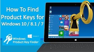 How To Find Your Product Key for Windows 10  7  81 [upl. by Annie931]