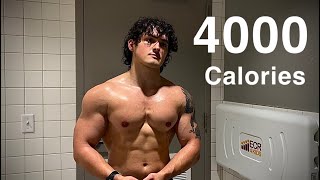 Bulk 20  Day 100 Full Day of Eating 4000 Calories [upl. by Rehm844]