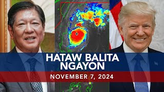 UNTV Hataw Balita Ngayon  November 07 2024 [upl. by Dhiman]