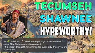 Pro Civ 6 player reacts to Tecumseh and the Shawnee HYPE Civ 7 [upl. by Odnalro]