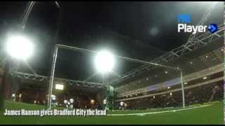 Action Cam  PNE v Bradford City [upl. by Kliment]