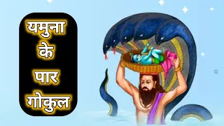 यमुना के पार गोकुल भगवान कृष्ण को कैसे पहुंचाया गया Krishna janm ki kahani –कृष्णलीला [upl. by Ferreby]