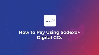 How to Pay Using Sodexo Digital GCs [upl. by Swaine]