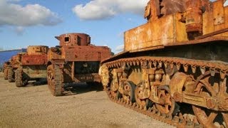 16 x M3A1 Stuart Light Tanks Discovered in Brazil [upl. by Ahsert585]