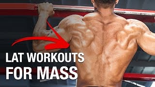 Lat Workouts For Mass Use These 3 Exercises For A Wide Muscular VShaped Back [upl. by Ekusuy178]