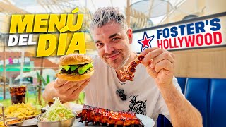 EL MENÚ DEL DÍA de FOSTERS HOLLYWOOD CADA VEZ ES MENOS MENÚ 🫠  COMIDA FRANQUICIAS 4 [upl. by Gnehp]