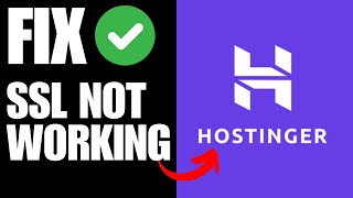 Hostinger SSL Not Working How To Fix [upl. by Cotter795]