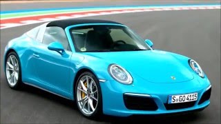 Porsche 911 Targa 4S  Miami Blue [upl. by Rebmit472]