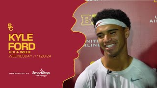 USC WR Kyle Ford  Wednesday of UCLA Week [upl. by Rosalind]