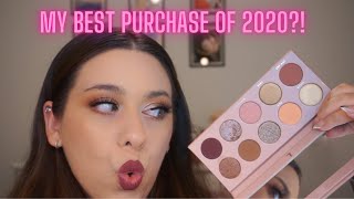 LAURA LEE LOS ANGELES NUDIE 2 PALETTE amp BRUSHES REVIEW my best purchase of 2020  Noelle Concetta [upl. by Yessak]