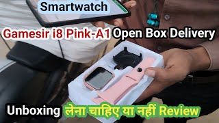 gamesir i8 pink a1 smart watch review  gamesir i8 pink a1 smart watch lena chahiye ya nahi [upl. by Eiggam]