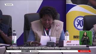 2024 Elections  Observers give the polls the thumbs up [upl. by Lorrac]