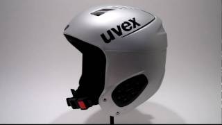 Uvex Wing Pro Race Helmet Silver Chrome Soft  ARTECHSKIcom  4134 [upl. by Apgar]