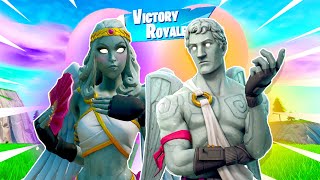 COUPLE DUO PLAYS FORTNITE LOVE RANGER AND STONE HEART  gameplay skins VICTORY [upl. by Enelyam556]