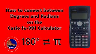 How to convert between Degrees and Radians on the Casio fx991 Calculator [upl. by Abercromby555]