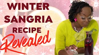 Shayla’s Easy Sangria Recipe Winter Red Sangria [upl. by Hendren]