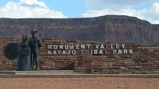 Driving from Kayenta Arizona to Monument Valley Navajo Tribal Park [upl. by Bohon810]