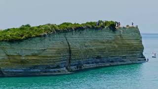 Sidari 🇬🇷 Walking Tour ❤️ Corfu in 4K UHD  Σιδάρι  Greece  Korfu Griechenland  Canal dAmour [upl. by Neehsuan]