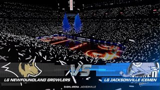 LGECHL Jacksonville Icemen vs Newfoundland Growlers Week 2 Game 1 [upl. by Bunde]