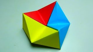 How to fold an Origami Moving Flexagon Origami [upl. by Pain]