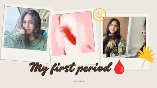 first periods 🩸ആദ്യ ആർത്തവം menstrual hygiene firstperiodtrendingwomenempowermentperiodpositive [upl. by Louisette]