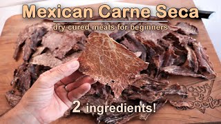 How to Make Mexican Carne Seca  Dry Cured Meats for Beginners [upl. by Georges]