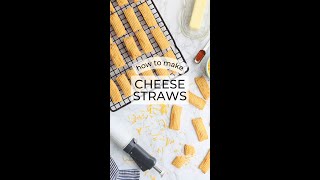 Homemade Cheese Straws Recipe [upl. by Ahtela]