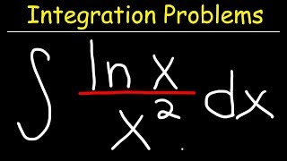 Integral of lnxx2 [upl. by Julissa]