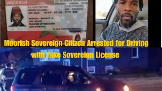 Moorish Sovereign Citizen Arrested for Driving with Fake Sovereign License and No Insurance [upl. by Thorner554]