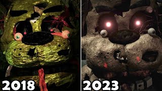 Dormitabis OG vs Remastered Jumpscares Comparison [upl. by Hnamik]