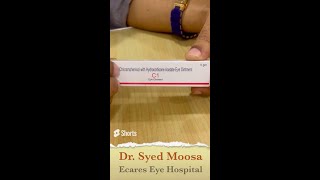 C1 eye ointment  Tamil  Dr Syed Moosa  Eye Doctor [upl. by Leraj]