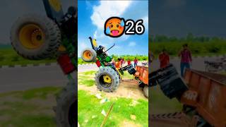 🥵26 number tyre💪 John Deere 5050 D tochan King ki ful power youtubeshorts shorts shortvideo [upl. by Kwarteng]