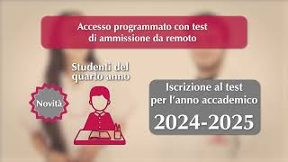 Test di Ammissione Odontoiatria 202324  UniCamillus [upl. by Platto]