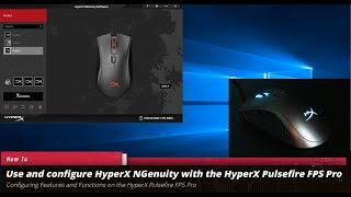 Configuring the Hyperx Pulsefire FPS Pro RGB Gaming Mouse  Step by Step Configuration [upl. by Fionna]