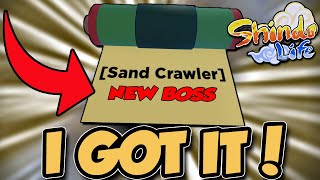 Shindo Life New BOSS LOCATION SAND CRAWLER Getting WORM SPIRIT AWAKEN  3 Codes [upl. by Hebrew966]