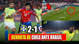 ASI REACCIONA PRENSA CHILENA a DERROTA de CHILE vs BRASIL 12 en ELIMINATORIAS [upl. by Hugibert]