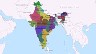 Topografie Deelstaten van India [upl. by Barlow]