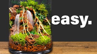 Easy to Make Two Running Waterfalls Terrarium [upl. by Liebermann]